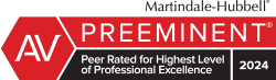 Martindale-Hubbell Peer Rated